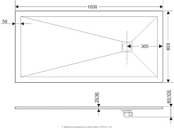 Grossman Душевой поддон Strong 100x80 GR-S280100Q графит – фотография-7